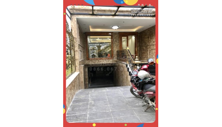 GV. CHDV 23P gần chợ Hạnh Thông Tây. TN 80 triệu/tháng. Nhà MỚI, 6T (có Hầm, Thang Máy).